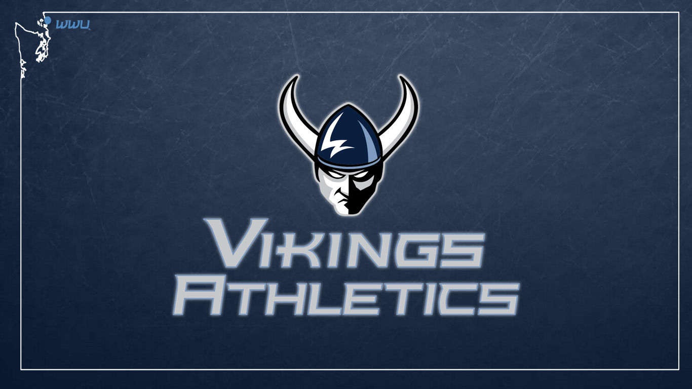 WWU Viking Athletics viking logo with the text "Viking Athletics" below